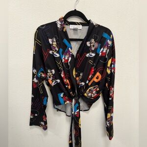 Loungefly Black Disney Character Blouse